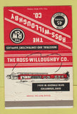 Matchbook Cover - Ross Willoughby Industrial Contractors Columbus OH 40 Strike