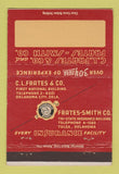 Matchbook Cover - CL Frates Insurance Tulsa Oklahoma City OK 40 Strike