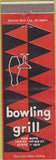 Matchbook Cover - Bowling Grill Van Nuys CA
