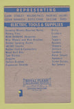 Matchbook Cover - Zonne Electric Tool Los Angeles CA 40 Strike