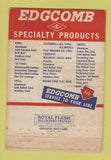 Matchbook Cover - Edgcomb Steel Aluminum Hillside NJ 40 Strike