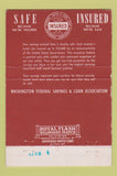 Matchbook Cover - Washington Federal Savings and Loan Hillsboro OR 40 Strike