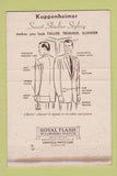 Matchbook Cover - Kuppenheimer Men's Clothes Doutrichs Harrisburg PA 40 Strike