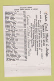 Matchbook Cover - Cedar Crest Motel Lodge Cedar City UT  40 Strike