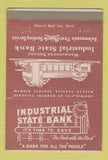 Matchbook Cover - Industrial State Bank Kalamazoo MI 40 Strike
