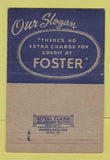 Matchbook Cover - Foter Ready to Wear Clothes Columbus GA 40 Strike