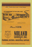 Matchbook Cover - Noland Company Plumbing Heating Supply Jackson MS 40 Strike