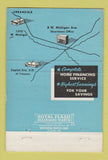 Matchbook Cover - Peoples Savings and Loan Battle Creek MI 40 Strike