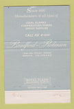Matchbook Cover - Bradford Robinson Printing Denver Colorado 40 Strike