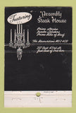 Matchbook Cover - Assembly Steak House New York City WORN 40 Strike