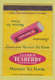 Matchbook Cover - Clark's Teaberry Gum WEAR 40 Strike
