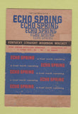 Matchbook Cover - Echo Spring Kentucky Whiskey Louisville KY 40 Strike