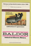 Matchbook Cover - Baldor Electric Motors 40 Strike