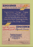 Matchbook Cover - Edgcomb Steel Hillside NJ Jack Stiles WEAR 40 Strike