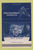 Matchbook Cover - Veterans Administration Mount Rushmore 40 Strike