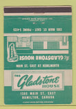 Matchbook Cover - Gladstone House Hamilton ON 40 Strike