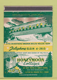 Matchbook Cover - Honeymoon Cottages Motel Niagara Falls ON 40 Strike