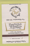 Matchbook Cover - Au Provence Cedarl Hill Wine Cleveland Heights OH 40 Strike