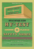 Matchbook Cover - Hy Test Safety Shoes 40 Strike