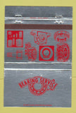 Matchbook Cover Bearing Service Inc Warren Detroit Lansing Livonia MI 40 Strike