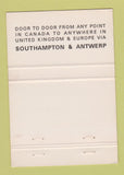 Matchbook Cover - Duty Free Shop Toronto ON airport 40 Strike