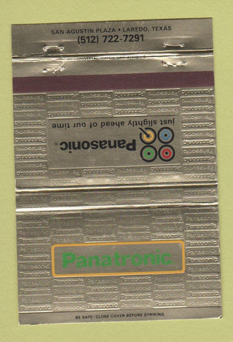 Matchbook Cover - Panatronic Panasonic Laredo TX 40 Strike
