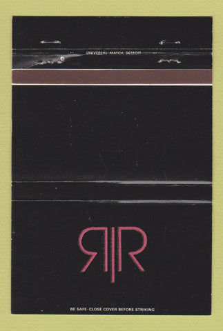Matchbook Cover - Ron Rose Productions Recording Studios Southfield MI 40 Strike