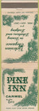 Matchbook Cover - Pine Inn Carmel by the Sea CA