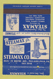 Matchbook Cover - Steamax Steaming Philadelphia PA 40 Strike