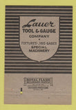 Matchbook Cover - Lauer Tool and Gauge Detroit MI 40 Strike