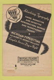 Matchbook Cover - Michigan Typesetting Detroit MI 40 Strike