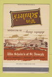 Matchbook Cover - Win Schuler's Jackson Marshall Grand Haven MI 40 Strike
