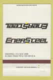 Matchbook Cover - Ener Steel El Paso TX 40 Strike