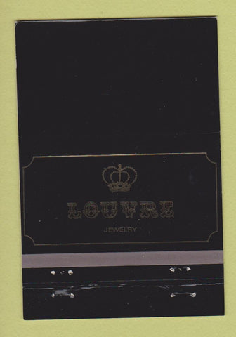 Matchbook Cover - Louvre Jewelry Los Angeles CA 40 Strike