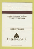 Matchbook Cover - Pinnacle Country Club Rogers AR 40 Strike