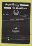 Matchbook Cover - William Gross Funeral Home Penn Hills PA 40 Strike