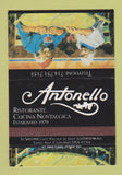 Matchbook Cover - Antonello Italian Restaurant Santa Ana CA 40 Strike