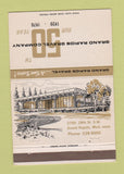 Matchbook Cover - Grand Rapids Gravel Company 1970 MI 40 Strike