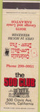 Matchbook Cover - The 500 Club Clovis CA