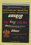 Matchbook Cover - Gibson Appliances Ludwig Hommel Pittsburgh PA 40 Strike