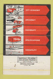 Matchbook Cover - Clark Equipment lift trucks Battle Creek MI 40 Strike