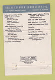 Matchbook Cover - Geo Colburn Labs Chicago IL WEAR 40 Strike