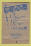 Matchbook Cover - Toledo Office Equipment Toledo OH WEAR 40 Strike