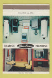Matchbook Cover - J Horace Seager Heating Plumbing Niagara Falls NY 40 Strike