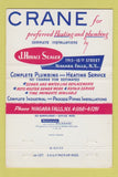Matchbook Cover - J Horace Seager Heating Plumbing Niagara Falls NY 40 Strike