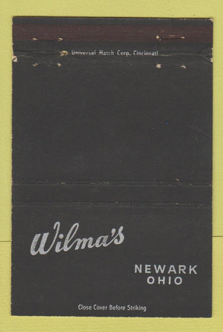Matchbook Cover - Wilma's Newark OH Beauty Shop WEAR 40 Strike