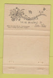 Matchbook Cover - Flowers by Ever Thine Los Angeles Hollywood CA 40 Strike