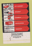 Matchbook Cover - Clark Equipment lift trucks Battle Creek MI 40 Strike