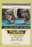 Matchbook Cover - FrigiKing Car Air Conditioner Oakland CA 40 Strike