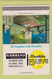 Matchbook Cover - Kroehler Furniture Garreau Pawtucket RI 40 Strike